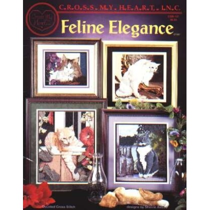 Feline Elegance counted CrossStitch, csb-147