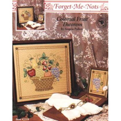 Forget-me-nots Colonial fruit theorem by Just Crossstitch 2219