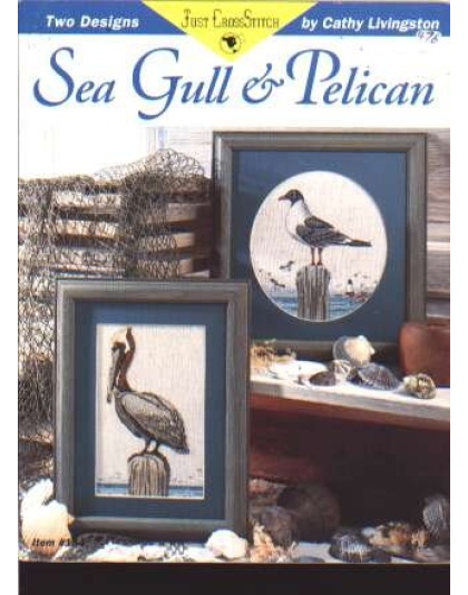 Forget-me-nots Sea Gull and Pelican CrossStitch leaflet 184