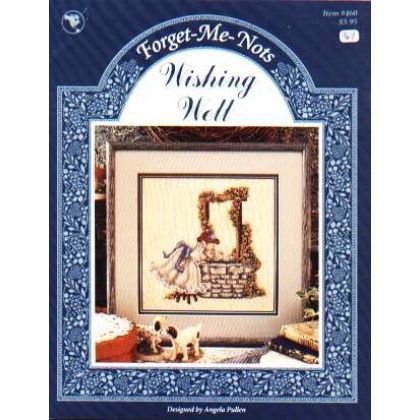 Forget-me-nots Wishing well by Just Crossstitch 460 **LAST ONE**