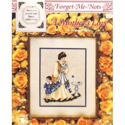 Forget-me-nots, a Mother's love Just crossstitch 2237