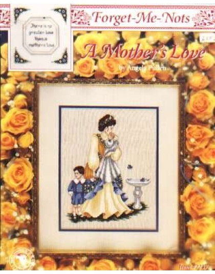 Forget-me-nots, a Mother's love Just crossstitch 2237