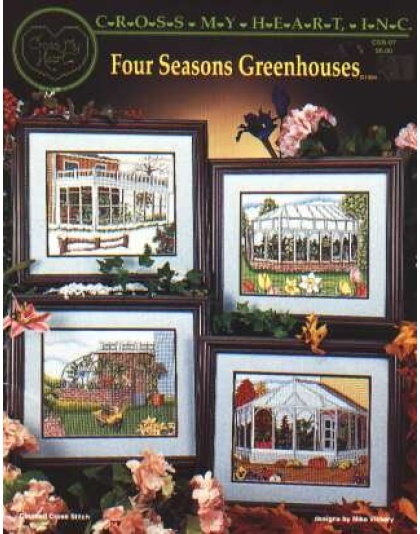 Four Seasons Greenhouses counted CrossStitch, csb-97