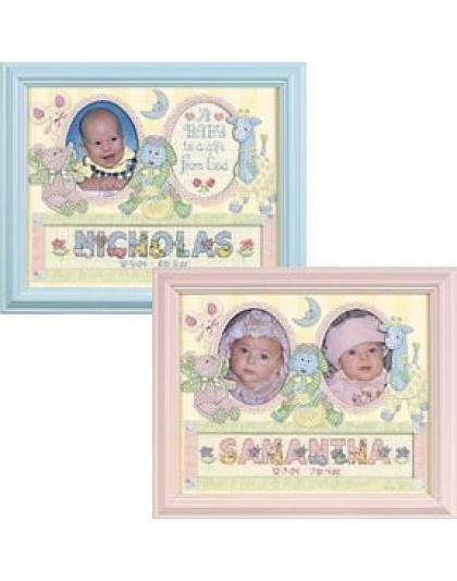 Gift From God Birth Record Counted CrossStitch kit