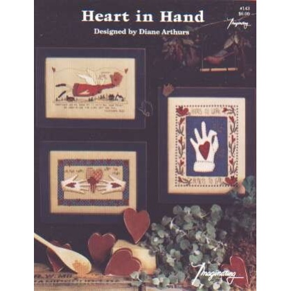 Heart in hand by Imaginating CrossStitch leaflet booklet LAST ONE