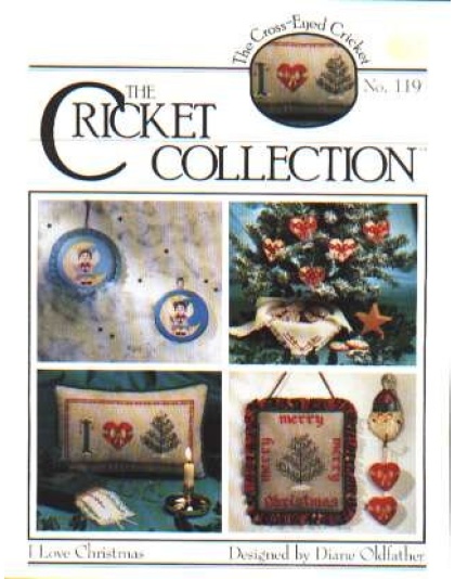 I love Christmas by Diane Oldfather, the Cricket collection 119