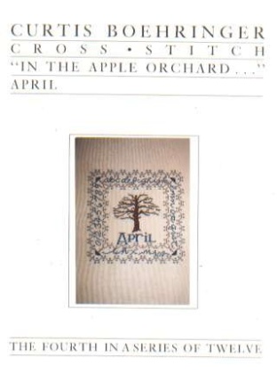 In the apple orchard CrossStitch, by Curtis Boehringer, APRIL