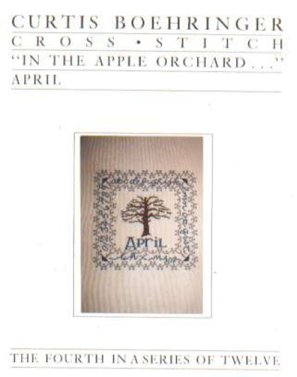 In the apple orchard CrossStitch, by Curtis Boehringer, APRIL