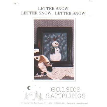 Letter snow! By Hillside samplings HS-4