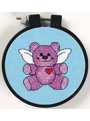 Lovable Bear Stamped CrossStitch kit