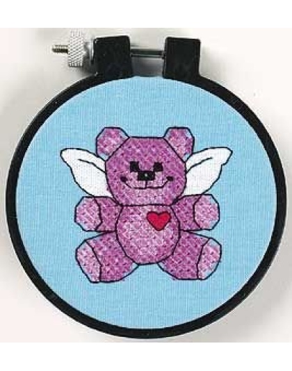 Lovable Bear Stamped CrossStitch kit