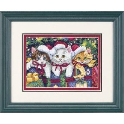 Meowy Christmas Counted CrossStitch