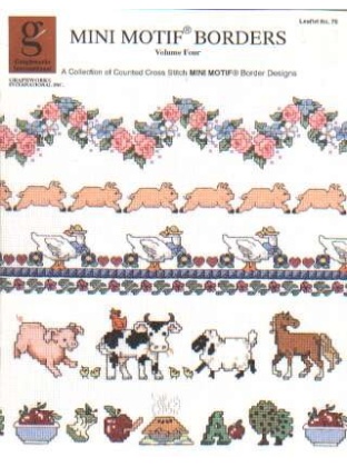 Mini motif borders, vol 4 counted CrossStitch border desiigns, 76