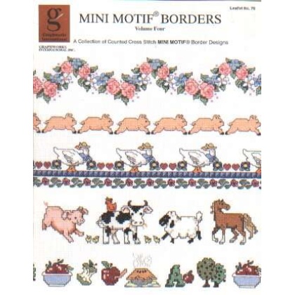 Mini motif borders, vol 4 counted CrossStitch border desiigns, 76