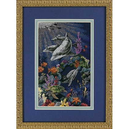 Ocean Friends Counted CrossStitch kit