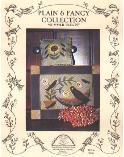 Plain & fancy collection Summer Treats CrossStitch leaflet LAST ONE