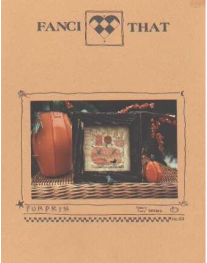 Pumpkin CrossStitch chart, teeny tiny series 101 **LAST ONE**