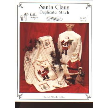 Santa Claus duplicate stitch by Hollie designs, HDDS 14