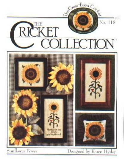 Sunflower power by Karen Hyslop, the Cricket collection 118