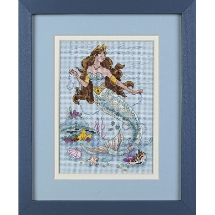 The Mermaid Counted CrossStitch kit