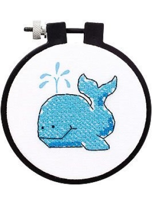 The Whale Stamped CrossStitch kit