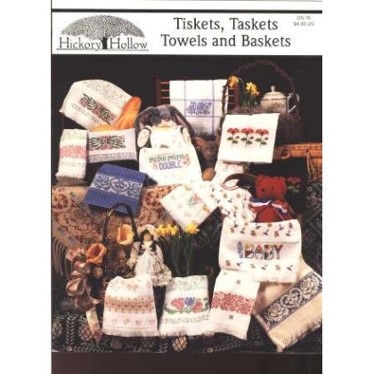 Tiskets, taskets, towels and baskets CrossStitch leaflet