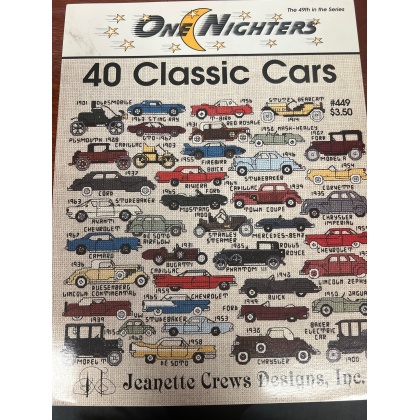 40 Classic Car CrossStitch 449