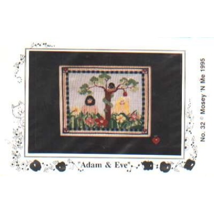 Adam & Eve CrossStitch chart by Mosey n Me, 32