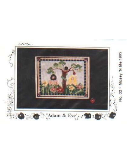 Adam & Eve CrossStitch chart by Mosey n Me, 32