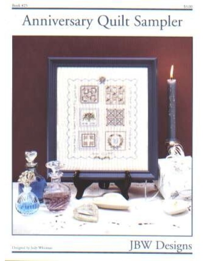 Anniversary quilt sampler CrossStitch leaflet **LAST ONE**