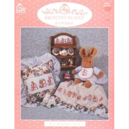 Brittany bunny alphabet by Lorri Birmingham designs, 208