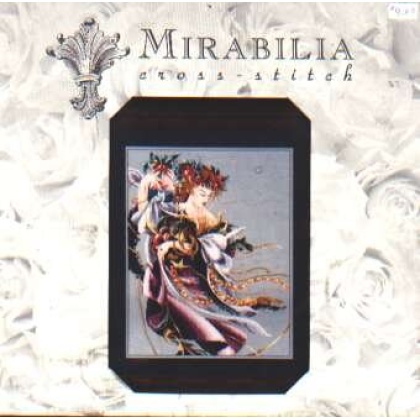 Christmas Flourishes by Mirabilia designs, 32 count, 13 1/4 x 16 3/8