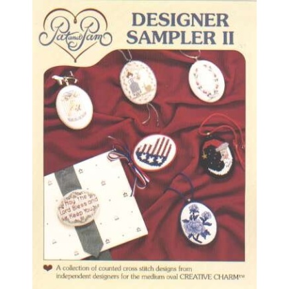 Designer sampler II counted CrossStitch for medium oval