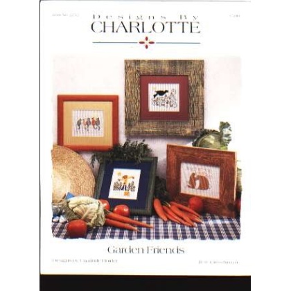 Designs by Charlotte Garden Friends CrossStitch leaflet