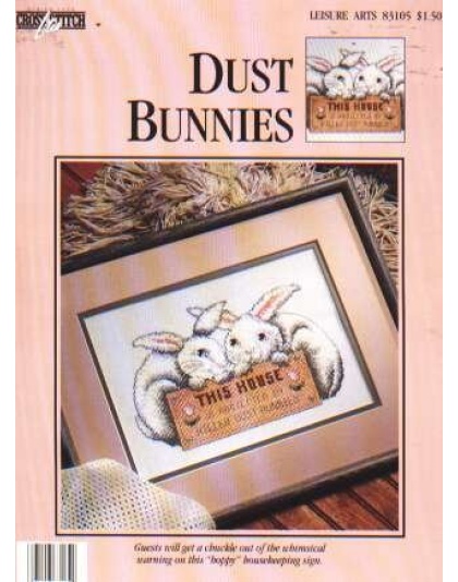 Dust Bunnies, spring 1994 CrossStitch lites, 83105