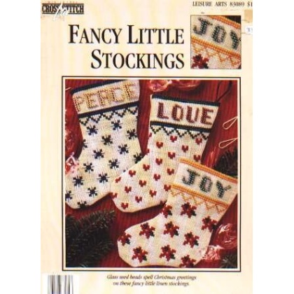 Fancy little stockings, winter 1994 CrossStitch lites chart, 83089