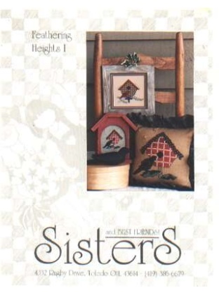 Feathering heights I CrossStitch leaflet by Sisters and best friends **LAST ONE**