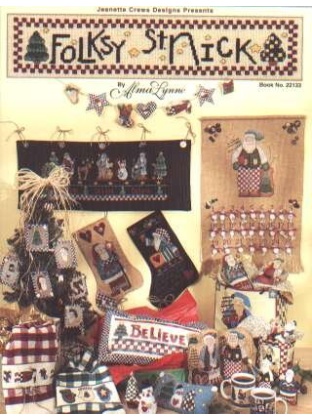 Folksy St. Nick by Alma Lynne CrossStitch book 22133 *LAST ONE*