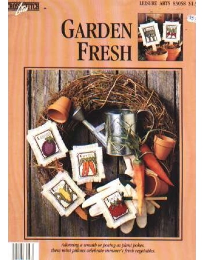 Garden Fresh, summer 1993 CrossStitch lites LAST ONE