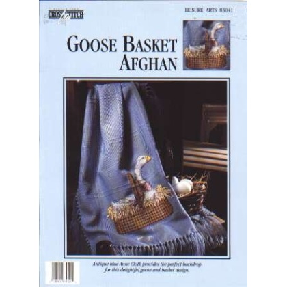 Goose Basket Afghan, Spring 1993 CrossStitch lites chart, 83041 LAST ONE