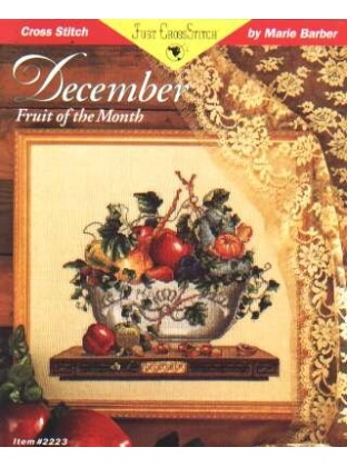 Just Crossstitch December fruit of the month CrossStitch booklet, 2223