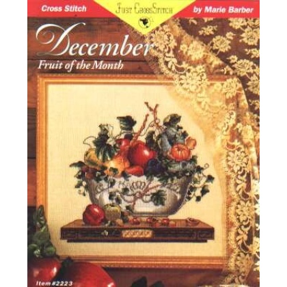 Just Crossstitch December fruit of the month CrossStitch booklet, 2223