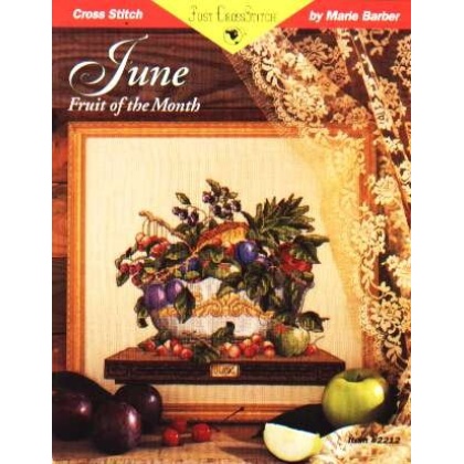 Just Crossstitch June fruit of the month CrossStitch leaflet, 2212