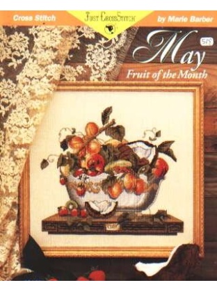 Just Crossstitch May fruit of the month CrossStitch leaflet, 2148