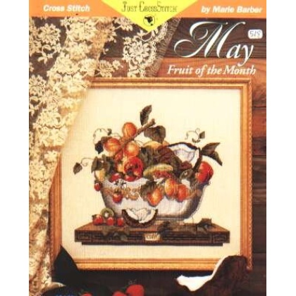 Just Crossstitch May fruit of the month CrossStitch leaflet, 2148