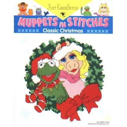 Just Crossstitch Muppets in stitches classic Christmas CrossStitch leaflet