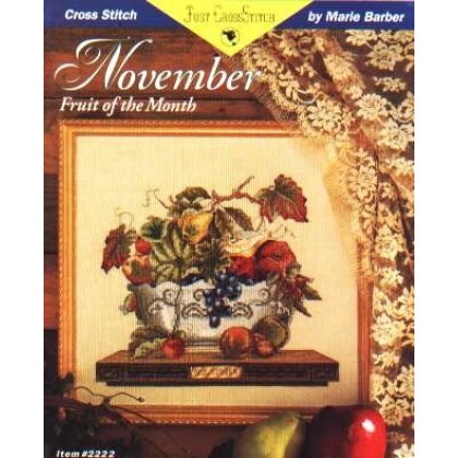 Just Crossstitch November fruit of the month 2222