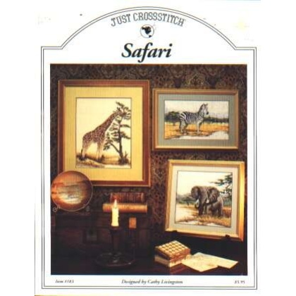 Just Crossstitch Safari CrossStitch leaflet item 183 **LAST ONE**