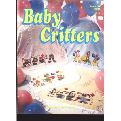 Just Crossstitch baby critters cross sitch leaflet LAST ONE