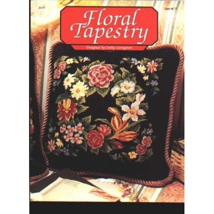 Just Crosstitch floral tapestry CrossStitch leaflet LAST ONE